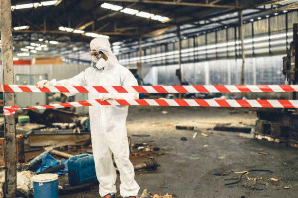 Professional Biohazard technician working in Parker, WA